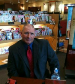 Jeffrey B. Martin Jr. at a book signing
